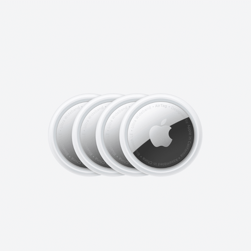 AirTag 4-pack bundle for keys, bags, and wallets